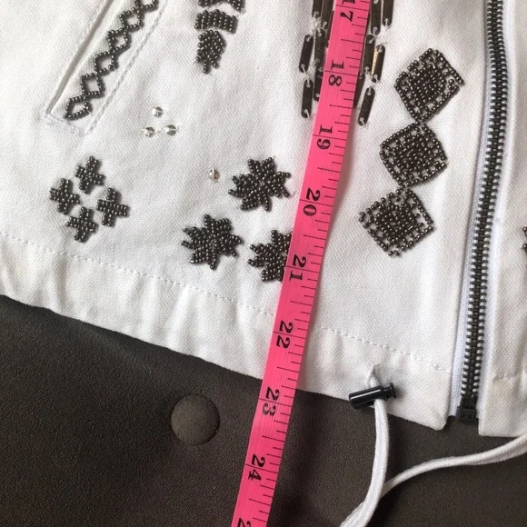 Chicos embellished white jacket size 0 - Picture 3 of 5